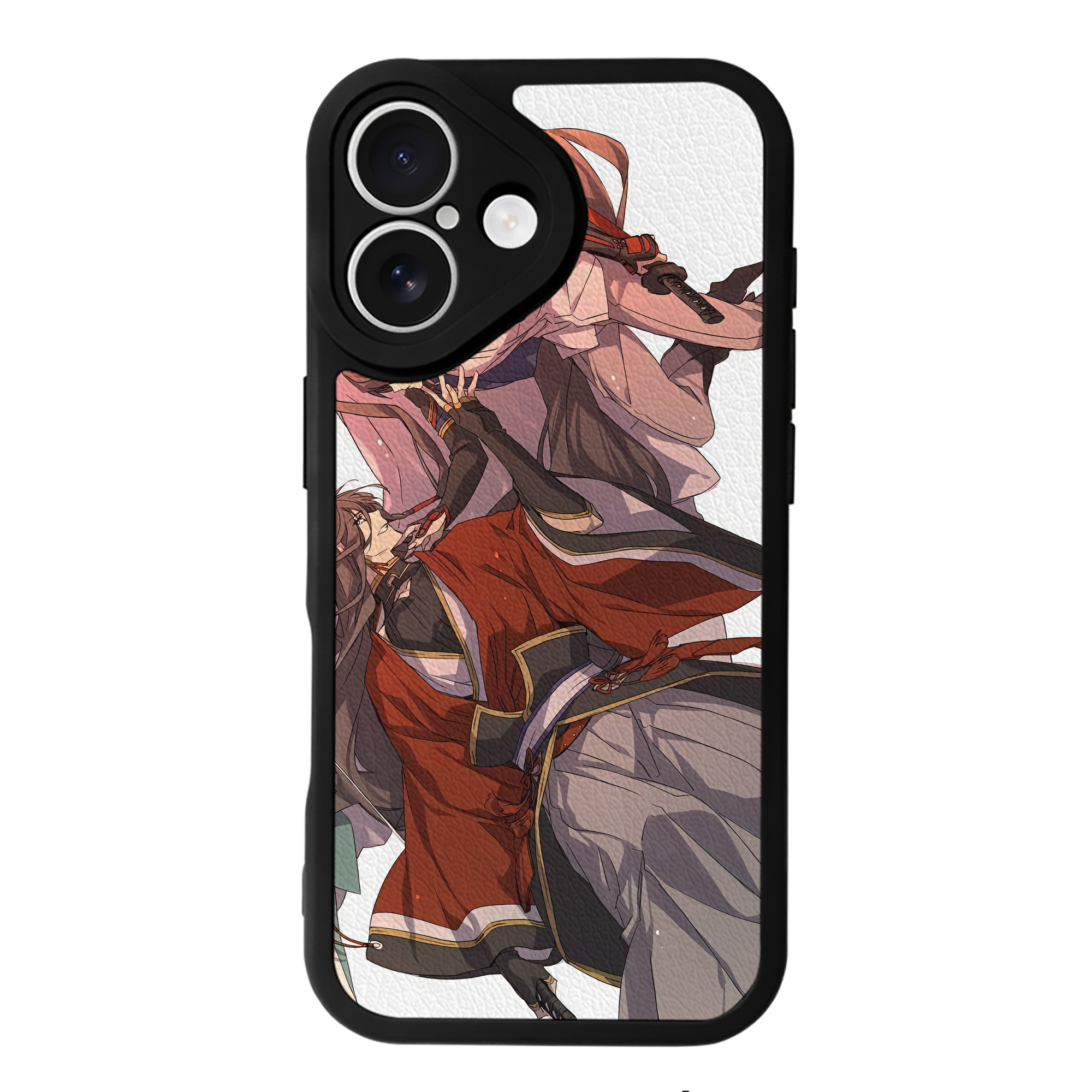 （画像用） 刀剣乱舞 Touken Ranbu 【iPhone 16シリーズ対応】シリコンスマホケース（レザー調） 材質：シリコン